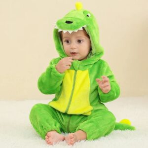 Mini Fashion™ – Dieren Dromenland – Kinder Dieren Onesie Draak / 90 (13-18 maanden) | Educatief Speelgoed
