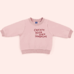 Mini Fashion™ -"Create your own Sunshine"- Sweater Blozende Bloei / 90 (2-3 jaar) | Educatief Speelgoed