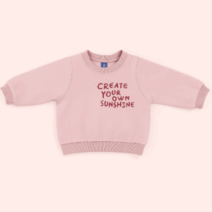 Mini Fashion™ -"Create your own Sunshine"- Sweater Blozende Bloei / 80 (1-2 jaar) | Educatief Speelgoed