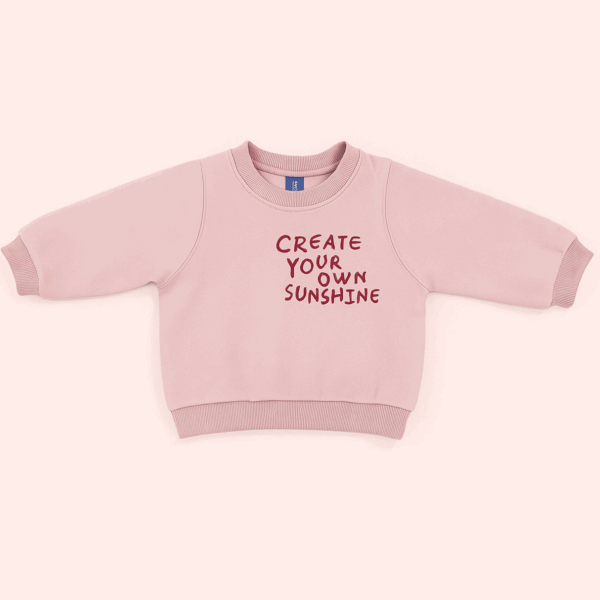 Mini Fashion™ -"Create your own Sunshine"- Sweater Blozende Bloei / 80 (1-2 jaar) | Educatief Speelgoed - Afbeelding 1