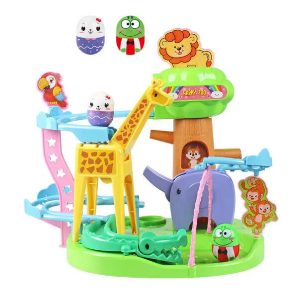 Zoo Slide™ - Creatieve constructies - Dieren Glijbaan | Educatief Speelgoed - Afbeelding 1