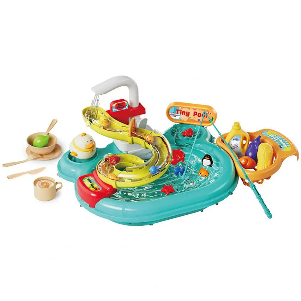 1_08c3bf9e-5b1b-4acd-adfa-4620a1a411ce Kitchen toy™ - Waterpret voor iedereen - Speelkeukenset Groen | Educatief Speelgoed - Afbeelding 1