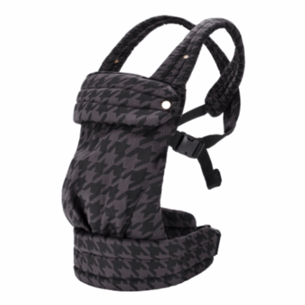 Snug Sling™ – Zacht&Dichtbij– Baby&Peuter draagzak Bruin - Pied-de-poule | Educatief Speelgoed - Afbeelding 1