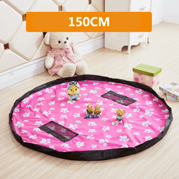 Toy Storage Bag™ - Eenvoudig georganiseerd - Speelkleed&opbergzak in 1 Roze | Educatief Speelgoed - Afbeelding 1