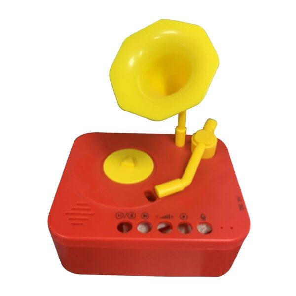 Sound Spinner™ – Verhalen&Liedjes– Speelgoed Grammofoon Rood | Educatief Speelgoed - Afbeelding 1