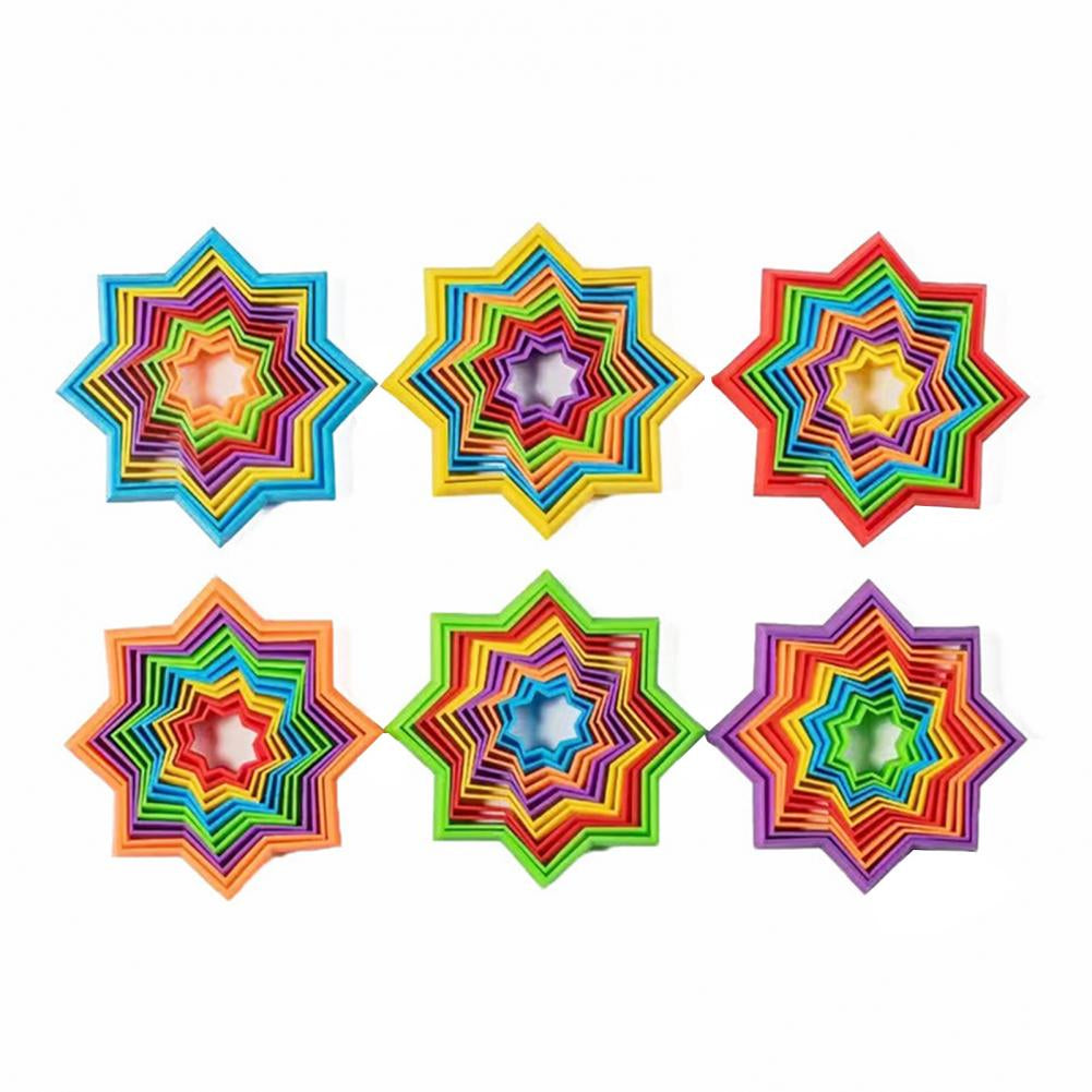 1_9076d50f-4802-4e2e-a2dc-decebcc9a4d6 Illusion Star Fidget Toy™ - Pop-it Magie - Ster Fidget Toy | Educatief Speelgoed - Afbeelding 1