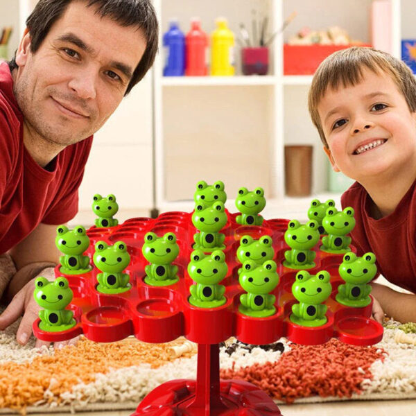 Frog Tree™ | Spelenderwijs leren tellen - Balansspel | Educatief Speelgoed - Afbeelding 1