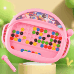 Magnet Beads™ – Focus&Fun– Magneetbord Roze | Educatief Speelgoed