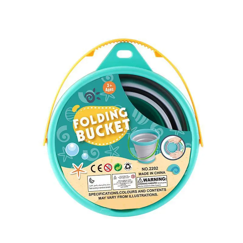1_bucket Foldable Beach Toys™ – Zomer Zandpret – Strandset Kinderen Opvouwbare Emmer | Educatief Speelgoed - Afbeelding 1