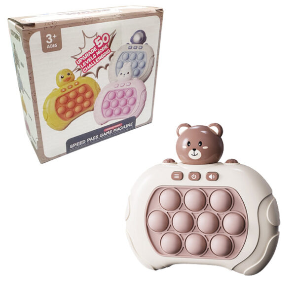 Pop Game Animal™ - Pop je weg naar succes! - Reactiespel Beer | Educatief Speelgoed - Afbeelding 1