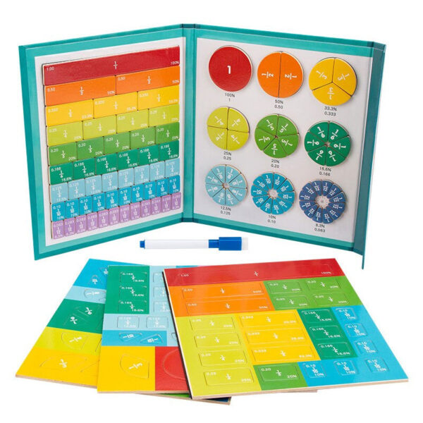 FractionsTeacher™ - Spelenderwijs leren! - Breuken boek | Educatief Speelgoed - Afbeelding 1