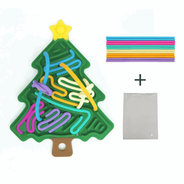 Xmas Tree Fidget Toy™ - Compact, Kerstig&Leuk - Siliconen Fidget Kerstboom Groen | Educatief Speelgoed - Afbeelding 1