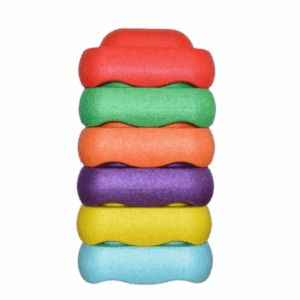 Stepping Stones™ - Voor Speelplezier en Motorische Ontwikkeling - Stapelstenen Set van 6 | Educatief Speelgoed