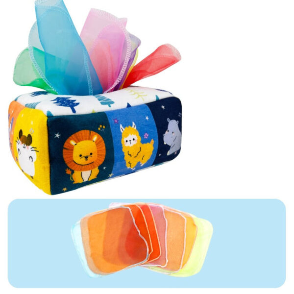 Tissue Box Toy™ - Tover tissues uit de doos - Speelgoed Tissuedoos Dieren | Educatief Speelgoed - Afbeelding 1