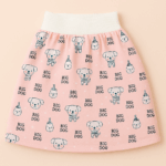 Baby Training Pants™ - Zindelijkheidstraining met een twist - Oefenbroek Rokje / Roze hondjes / L (3-6 jaar) | Educatief Speelgoed