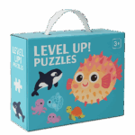 Woods™ - Fijne Motoriek&Creatief - 6-in-1 Puzzel Zeedieren | Educatief Speelgoed
