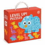 Woods™ - Fijne Motoriek&Creatief - 6-in-1 Puzzel Dinosaurus | Educatief Speelgoed