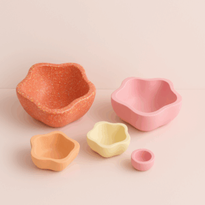 Balance Game™ - Creatief&Leerzaam - Stapelstenen Oranje-geel pastel | Educatief Speelgoed