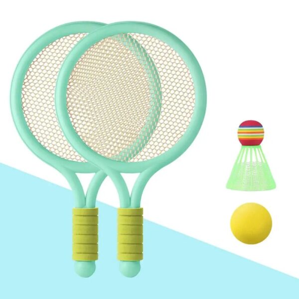 Racket Tennis™ – Mik&Smash– Tennis&Badminton Speelset Groen | Educatief Speelgoed - Afbeelding 1