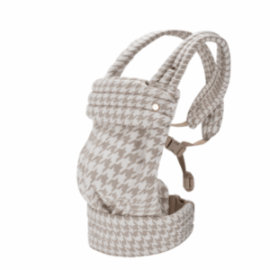 Snug Sling™ – Zacht&Dichtbij– Baby&Peuter draagzak Khaki - Pied-de-poule | Educatief Speelgoed