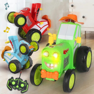 Jumping Car™ - Stunttijd met deze Superster - RC Tractor Groen | Educatief Speelgoed