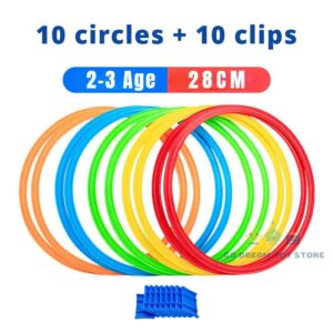 Jump Hoops™ – Spring&Speel– Hoepel Set 28cm (2-3 jaar) | Educatief Speelgoed
