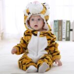 Mini Fashion™ – Dieren Dromenland – Kinder Dieren Onesie Nieuwe tijger / 90 (13-18 maanden) | Educatief Speelgoed