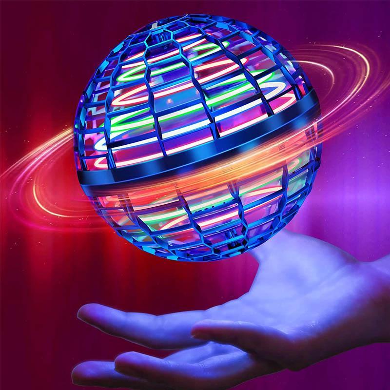 2_4343a489-a0f9-49f7-88ca-71c21ce41db9 Hoverball– Magisch&Interactief– Mini Drone Speelbal Blauw | Educatief Speelgoed - Afbeelding 1