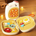 Sound Game™ - Educatief&Multifunctioneel - Busy board met geluid Kinder Telefoon - 6 Geluiden | Educatief Speelgoed