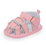 Mini Fashion™ - Licht&Comfortabel - Peuter Sandalen Roze Grijs / 2 (6-12 maanden) | Educatief Speelgoed