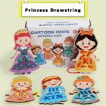 TiePal - Strikken&Spelen– Veterstrik Speelbord Prinses | Educatief Speelgoed