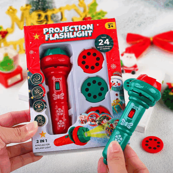 Xmas Projector Light™ - Lichtjespret - Kerst Projectie Zaklamp Groen | Educatief Speelgoed - Afbeelding 1