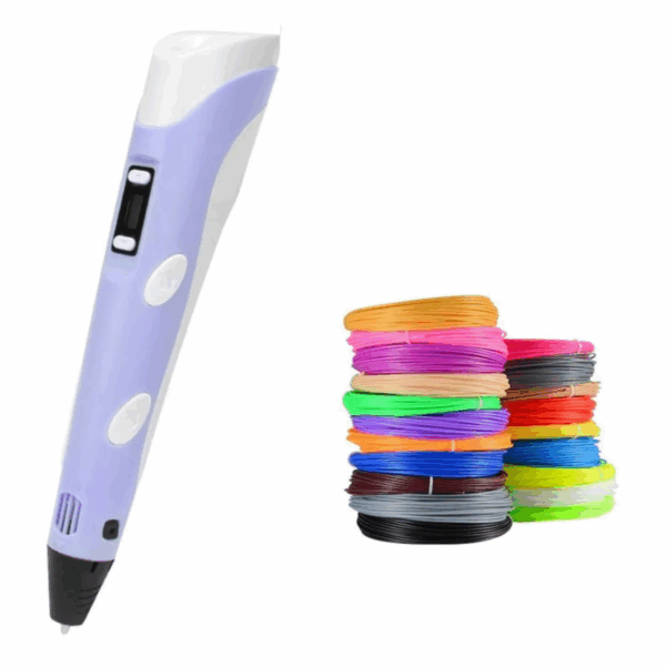3D Pen™ | De magische 3D ontwerper! Paars + GRATIS 100 meter filament | Educatief Speelgoed - Afbeelding 1