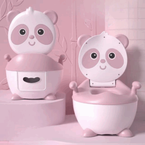 Panda Potty™ - Handig voor vakantie - Kinder toilet Roze / Zachte bril | Educatief Speelgoed
