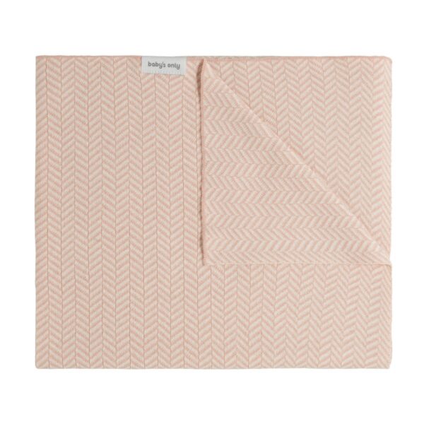 Deken Wieg Baby's Only Dawn 70x95 Blush/Ecru - Afbeelding 1