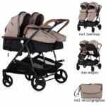 Duo Kinderwagen Chipolino Duo Smart Tiramisu