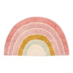 Vloerkleed Little Dutch Rainbow Shape Pink