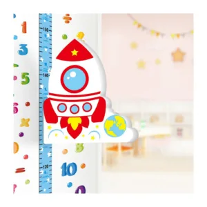 Kids Measure Tool™ - Op avontuur met hoogte - Magnetisch meetlint Raket | Educatief Speelgoed