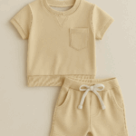Mini Fashion™ - Cool&Comfortabel - Zomer Peutersetje Beige / 74 (6-9 maanden) | Educatief Speelgoed