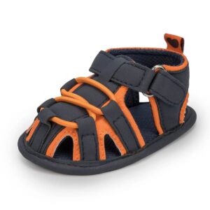Mini Fashion™ - Licht&Comfortabel - Peuter Sandalen Oranje / 3 (12-18 maanden) | Educatief Speelgoed