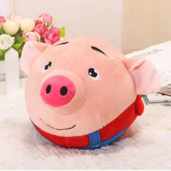 Jumping Piggy Ball™ | Goed voor de beweging - Interactieve Speelgoedbal Rode big | Educatief Speelgoed - Afbeelding 1