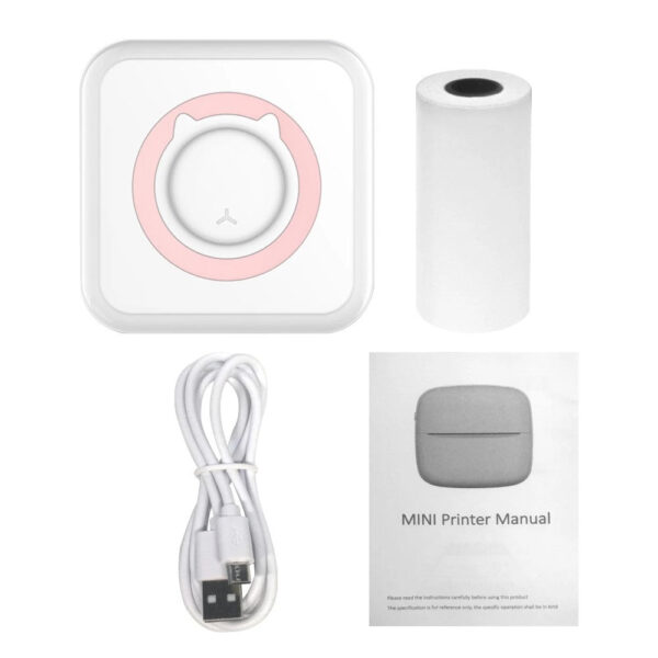 Kids Instant Photo Printer™ - Maak foto's en deel direct - Fotoprinter Roze (incl. 1 rol print papier) | Educatief Speelgoed - Afbeelding 1