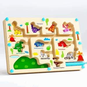 Learning Labyrinth™ – Hand- en oogcoördinatie – Magnetisch speelbord Dinosaurus | Educatief Speelgoed
