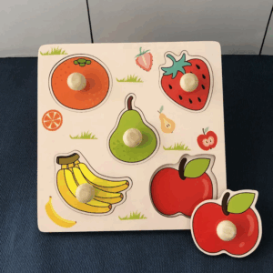 Clever Puzzle™ - Slim Spelen - Houten Puzzel Fruit | Educatief Speelgoed
