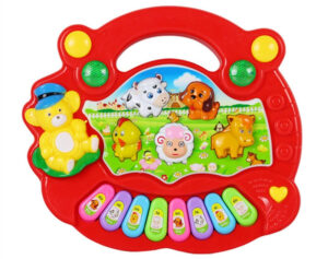 Kids Musical Piano™ - Muzikale Dierenpret - Speelgoedpiano Rood | Educatief Speelgoed