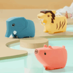 Bath Buddies™ – Dolle Dieren Douche – Bad Speelgoed Waterpistool 3 Stuks Dieren Set B | Educatief Speelgoed