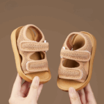Breeze Bliss™ - Zachte Zolen&Sneldrogend - Kinder Sandalen Bruin / 16 (12-18 maanden) | Educatief Speelgoed