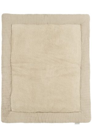 Boxkleed Meyco Wafel Teddy Sand