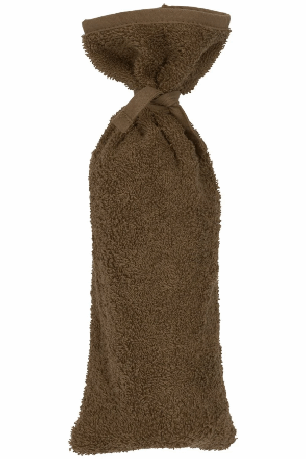 Kruikenzak Meyco Basic Badstof Chocolate - Afbeelding 1