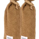 Kruikenzak Meyco Basic Badstof Toffee 2-pack